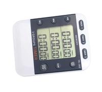 TIKODIDA Minuteur Cuisine Numérique à 3 Lignes, Chronomètre à Compte à Rebours sans Pile, Solide et Portable, 99 Heures, pour Exercices et Cuisson