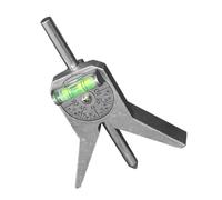 TIKODIDA Outil de Marquage Central en Acier Carbone pour Tube Argenté, Compact et Facile à Ranger, pour Ouvriers du Bâtiment et Traçage Précis