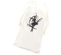 TIKODIDA Paquet à Cordon pour Chaussures de Danse Ballet Paquet de Rangement en Toile Écologique 13x27 Cm Portable Pratique et Respirant Accessoire pour Cours et Transport