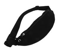 TIKODIDA Paquet Banane Multifonction en Tissu Oxford Noir Alliage D'aluminium, Ceinture de Course Portable pour Téléphone et Petits Objets, pour Camping et Usage Quotidien