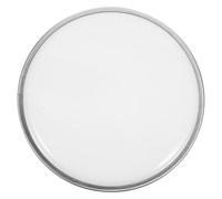 TIKODIDA Peau de Remplacement Double Couche pour Tambour Tom Blanc en Film Polyester Léger et Résistant, Accessoire pour Entraînement Batterie