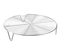 TIKODIDA Plaque de Cuisson Vapeur en Acier Inoxydable Multifonctionnelle pour Maison Support Trois Pieds pour Légumes et Raviolis