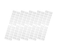 TIKODIDA Plaque de Présentation pour Ongles en Plastique 120 Pièces Forme Rectangle Plate pour Palette de Pratique et Comparaison Complète des Couleurs Lors de Séances de Manucure DIY