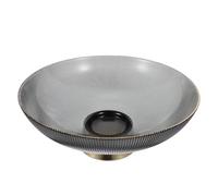 TIKODIDA Plateau à Fruits Haut en Verre pour Salon et Buffet Grand Plateau de Service pour Collations et Décoration de Table