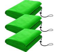 TIKODIDA Protection de Jardin Non Tissée Lot de 3 Housses à Cordon pour Arbustes et Potager 80X60Cm Hivernage Anti-Gel Extérieur