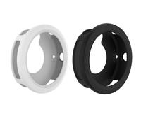TIKODIDA Protection pour Boîtier de Montre Connectée 3 en Silicone Lot de 2 Housse Anti-Poussière et Antichoc pour Activités en Extérieur Blanc Noir
