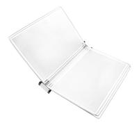TIKODIDA Rangement mural pour documents A4 avec 5 panneaux double-face et 10 pochettes, en fer et PVC, avec accessoires de montage, conçu pour bureau et étude à domicile