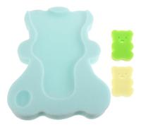 TIKODIDA Sièges de Bain pour bébé en éponge avec siège antidérapant et Confort Respirant, Coussin Doux pour Bain et Change des Nourrissons, Couleur aléatoire