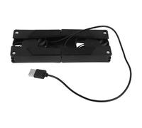 TIKODIDA Support Ventilé pour Ordinateur Portable avec Ventilateur de Refroidissement Intégré Rehausseur Antidérapant Dissipation Thermique par Air pour PC Portable Ultrabook et Gaming