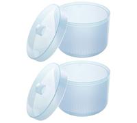 TIKODIDA Tasse en Plastique Résistant pour Outils à Ongles Base de Drainage Intégrée, pour Boîte de Nettoyage et Soins Ongles