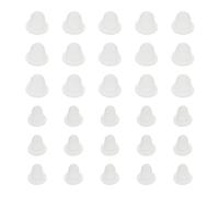 TIKODIDA Tasses à Pigments pour Tatouages en Silicone Blanc, Légères et Étanches, 200 Pièces de U pour Professionnels du Tatouage et Esthétique