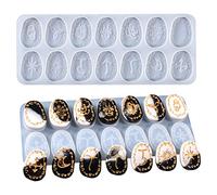 TikooTik 2pcs Moules en Runes Moules en Résine Astrolabe, Cristal Moule de Coulée époxy Pierres Runiques Silicone en Dés pour Resin Divination Pendentif DIY Bijoux (2pcs)