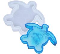 TikooTik Moules en Résine Cendrier de Tortue, Animale Moule Resine Epoxy Cristal Tortoise Ashtray Resin Mold DIY Porte-savon Boîte à Bijoux Artisanat Décor Moulage De Résine (1pc)