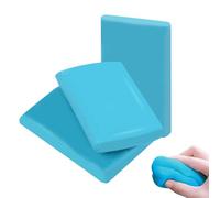 Tikplus Kit de 3 barres d'argile pour voiture, barre d'argile bleue avec capacité de nettoyage et d'adsorption, nettoyant pour barre d'argile pour nettoyage de voiture (3 x 100 g)