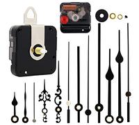 TIKROUND Youngtown 12888 Kit de réparation de mécanisme d'horloge Murale à Quartz Mouvement Silencieux 17 mm Longueur de la Tige 9,5 mm Longueur du Filetage