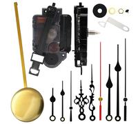 TIKROUND Youngtown 12888 Mouvement d'horloge avec 3 Ensembles d'aiguilles 19 mm Longueur de la Tige 11 mm Longueur du Filetage 11 mm.