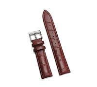TikTako Cuir watchbands 12/14/16/18/20/22/24mm Montre en acier Boucle ardillon Sangle de, Type 1, 14mm