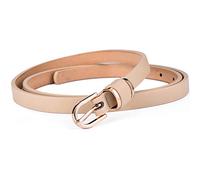 TikTako Femmes Ceinture fine en cuir taille de couleur unie ou Hanches Ornement 10 Tailles 1.14cm large Leopard Baudrier Cummerbund Ladies