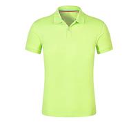 TikTako Polos Vêtements pour Hommes Manches Courtes Polos Respirant Polo, Vert Clair, M