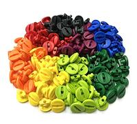 TikTakToo Move and stic Lot de 160 verrous de fermeture pour tuyaux 8 couleurs Multicolore