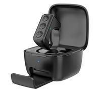 TikTok Bague de défilement à distance rechargeable avec étui de charge, retourneur latéral Bluetooth sans fil pour lire des e-books, musique, appareil photo, vidéo, selfie, anneau de doigt pour