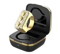 TikTok Bague de défilement avec strass Bling Diamond, télécommande de téléphone pour application Kindle, télécommande Bluetooth pour appareil photo, contrôle de la musique, anneau pour iPhone, iPad,