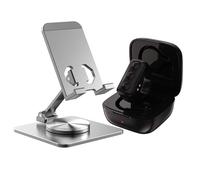 Tiktok Kit de support de téléphone rotatif réglable pour téléphone portable, tourne-page Bluetooth, appareil photo, enregistrement vidéo, anneau de défilement TIK Tok pour iPhone, Android