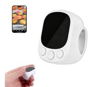 TikTok Souris Bluetooth Air Touch avec anneau de défilement - Rechargeable de type C - Léger - 12,5 g - Pavé tactile sans fil pour livre électronique, page, tourner, appareil photo, déclencheur selfie