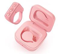 Tiktok - Télécommande Bluetooth - Anneau de défilement - Tiktok - Tourneur de page - Sans fil - Gadget d'obturateur - Déclencheur de doigt - Rechargeable - Pour iPhone, iPad, Android - Rose