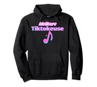 Tiktokeuse Meilleure Tiktokeuse au Monde Drôle Jeune Fille Sweat à Capuche