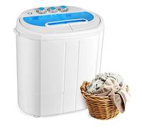 Tiktun Mini Compact Twin Tub XPB30-1288S Machine à laver portable Blanc/bleu ciel