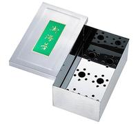 TIKUSAN Conteneur d'algues japonaises Sushi Nori Can Fabriqué au Japon en acier inoxydable (petit)