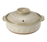 TIKUSAN Donabe Hot Pot japonais Banko Ware fabriqué au Japon (6 Go (887,2 ml))