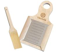 Tikusan Râpe japonaise en bois pour Wasabi Gingembre et ail avec raclette en bambou Fabriqué au Japon Wasabi Oroshi
