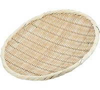 TIKUSAN Zaru Passoire ronde en bambou pour Udon et nouilles 24 cm