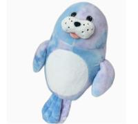 Tikwisdom Jouet en peluche de 35 cm, coussin en forme de sceau de l'océan Arctique, mignon, pour cadeaux et décoration