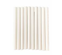 Tikwisdom Lot de 10 bâtons de cire à cacheter vintage pour pistolet à colle - Dans une variété de couleurs blanc