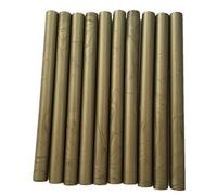 Tikwisdom Lot de 10 bâtons de cire à cacheter vintage pour pistolet à colle - Dans une variété de couleurs vert doré