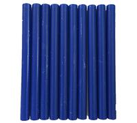 Tikwisdom Lot de 10 bâtons de cire à cacheter vintage pour pistolet à colle - Dans une variété de couleurs bleu