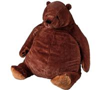 Tikwisdom Ours en peluche - Grand ours en peluche - Peluche géante - Marron foncé - Cadeau d'anniversaire pour enfant, fille et petite amie (80 cm)