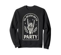 Til Death Do Us Fête Creepy Gothique Mariage Halloween Sweatshirt