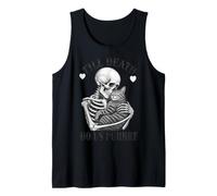 Til Death Do Us Part Skeleton Hugging Cat Halloween Costumes Débardeur