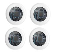 Tilanding-Traceur GPS Bluetooth intelligent,étiquette d'air,fonctionne avec Apple,trouver mon césitag,anti-perte,localisateur de clé d'animal de compagnie pour iOS - Type 4pcs white #B