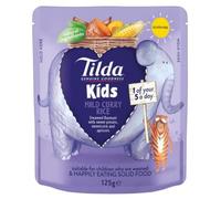 Tilda Kids Lot de 10 paquets de riz au curry doux 125 g