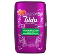 Tilda Lot de 6 riz basmati Brun entier 1 kg