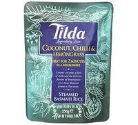 Tilda Pochon Riz Basmati Coco/Piment & Citronnelle 250 g