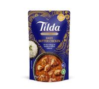 TILDA - Sauce Butter Chicken - Végétariens · Un Doux Mélange de Tomates et D'Épices Indiennes · Crémeuses et Riches en Épices · Douce · Pour 4 Personnes - Le Paquet de 375g - Le Lot De 4