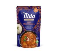 TILDA - Sauce Tikka Masala - Végétariens · Mélange Riche en Tomates & Ail avec une Pointe de Coco · Cuisine Indienne Authentique · Pour 4 Personnes · Cuisinée en Inde - Le Paquet de 375g - Le Lot De 4