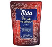 Tilda Steamed Basmati Pilau Rice (250g) by Groceries