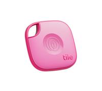 Tile by Life360 Mate (2024) - Tracker Bluetooth, détecteur de clés et localisateur d'objets pour clés, Sacs & Autres. Détecteur de téléphone. Compatible avec iOS & Android. Lot de 1 (Pink Punch)